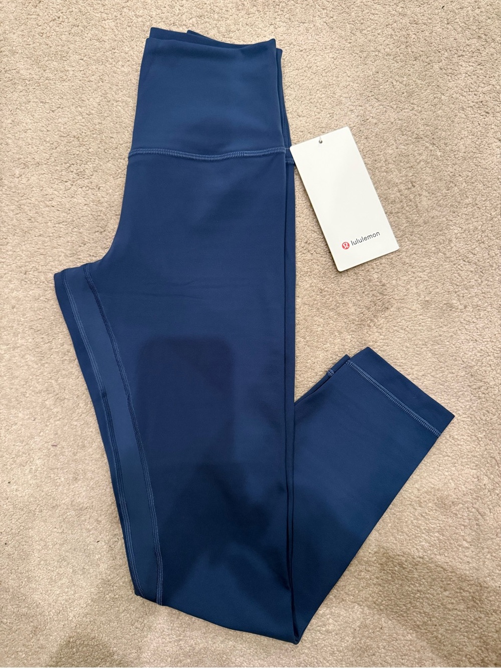 Brand New Lululemon Align High-Rise Pant Legging 25” Blue Twill Size 6